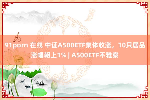 91porn 在线 中证A500ETF集体收涨，10只居品涨幅朝上1% | A500ETF不雅察
